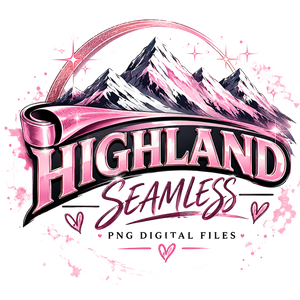 Highland Seamless and PNG Digital Files