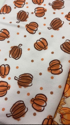 Pumpkin 2x2 250 GSM Rib Knit