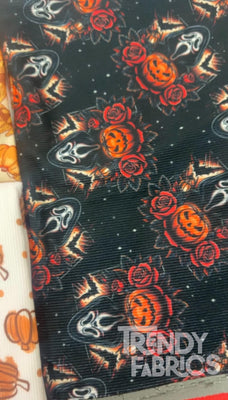 Scream Face 2x2 250 GSM Rib Knit