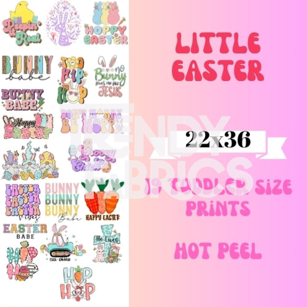 Toddler Easter Pre-Made Gang Sheet Trendy Fabrics
